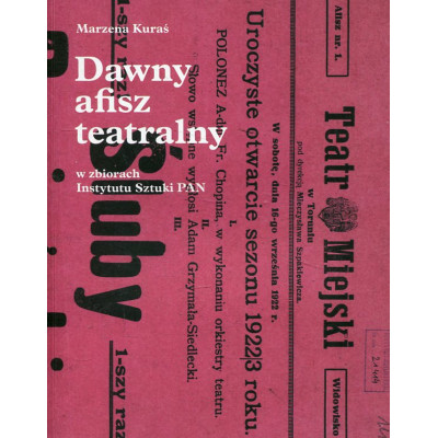 Dawny afisz teatralny