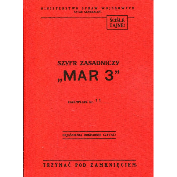 Szyfr zasadniczy MAR 3