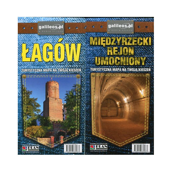 Łagów Międzyrzecki Rejon Umocniony - mapa kieszonkowa