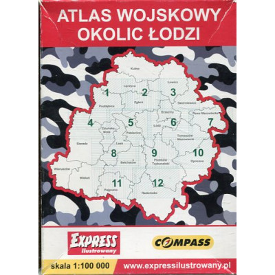 Atlas wojskowy okolic Łodzi