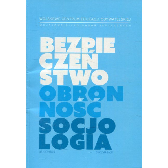 Bezpieczeństwo Obronność Socjologia nr 1-2 (7-8) 2017