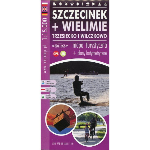 Szczecinek + Wielimie - mapa turystyczna 1: 15 000
