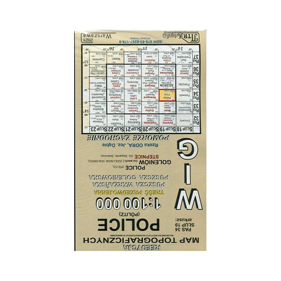 Police - mapa WIG w skali 1:100 000