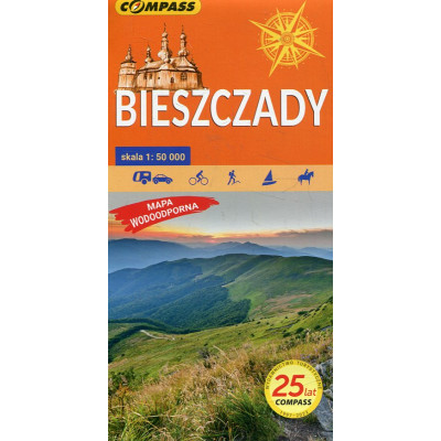 Bieszczady mapa wodoodporna 1:50 000