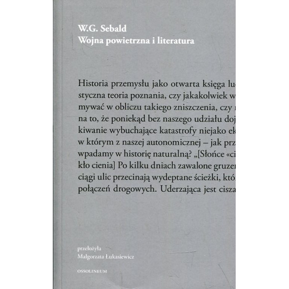 Wojna powietrzna i literatura