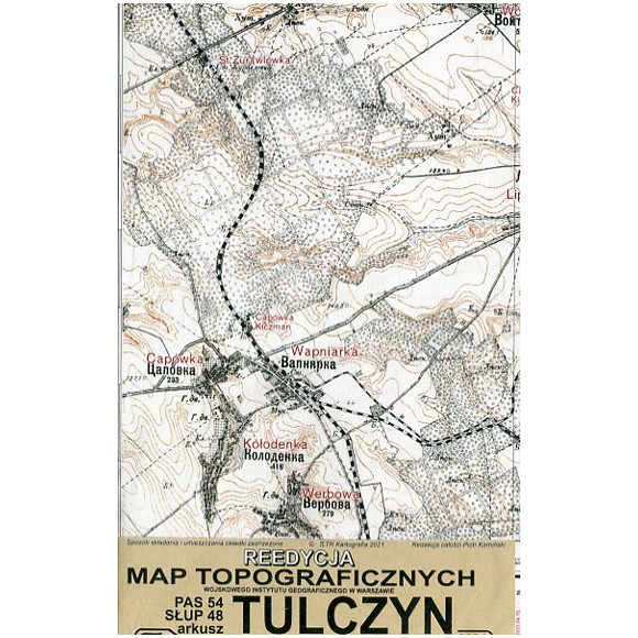 Tulczyn - mapa WIG w skali 1:100 000