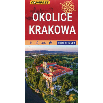 Okolice Krakowa Mapa turystyczna 1:45 000