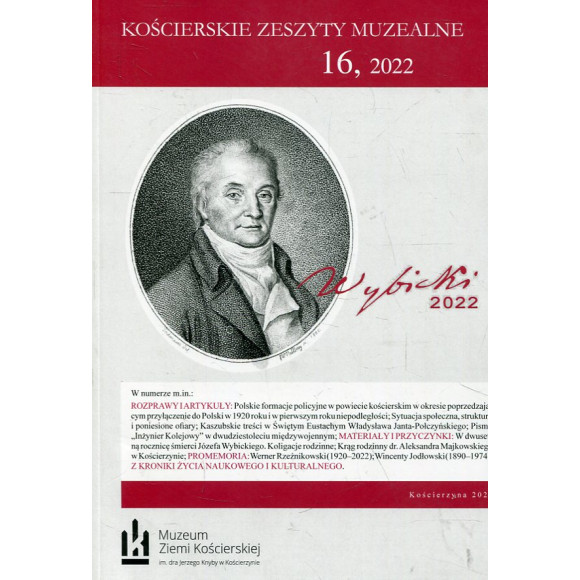 Kościerskie Zeszyty Muzealne Nr 16. 2022