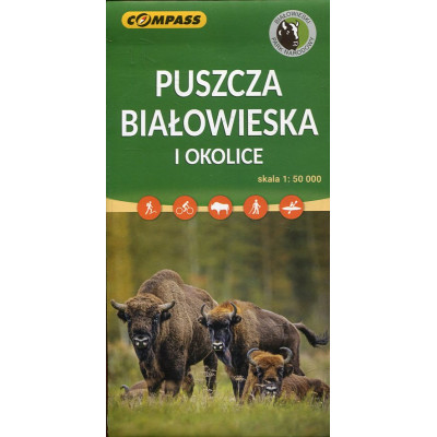 Puszcza Białowieska i okolice - mapa turystyczna
