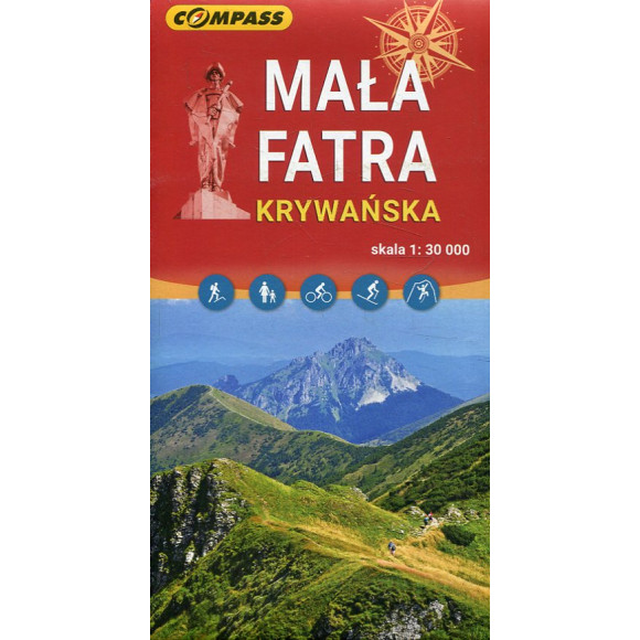 Mała Fatra Krywańska mapa - 1 : 30000