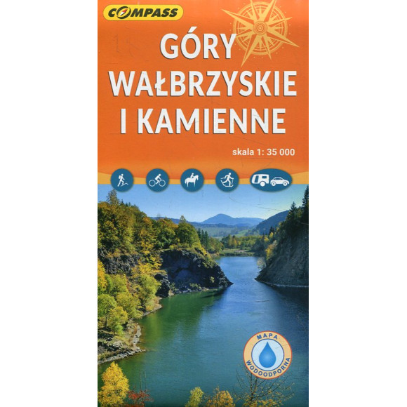 Góry Wałbrzyskie i Kamienne - mapa 1:35 000