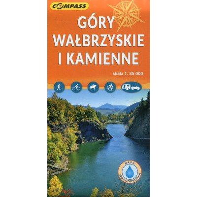 Góry Wałbrzyskie i Kamienne - mapa 1:35 000