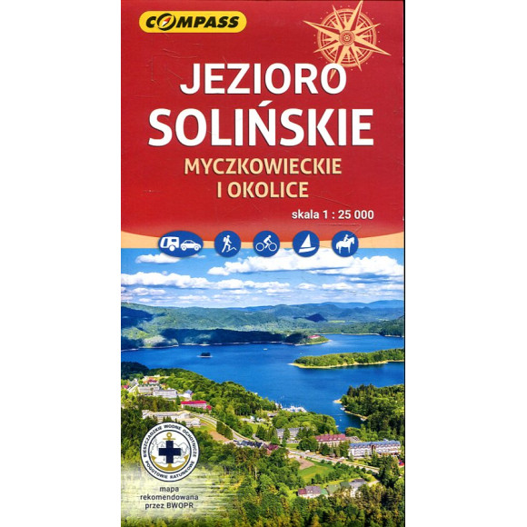 Jezioro Solińskie Myczkowieckie i okolice 1:25 000