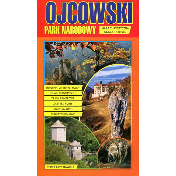Ojcowski Park Narodowy – mapa turystyczna1:20 000