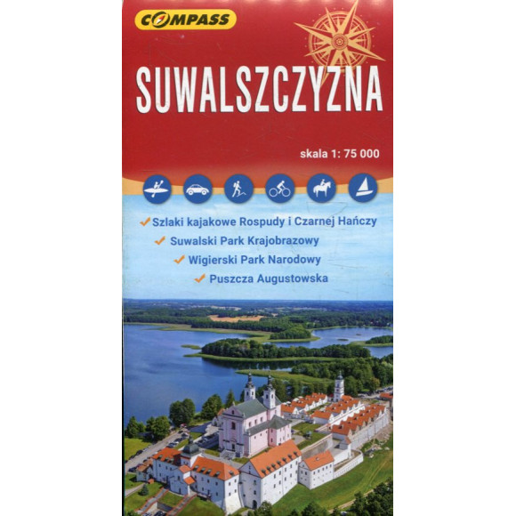 Suwalszczyzna - mapa turystyczna, skala 1:75 000